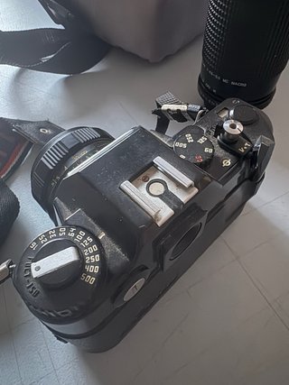 Cámara  analogica Zenit 122 con objetivo Helios