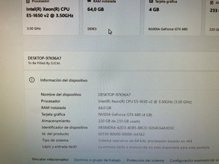 64GB DDR3 RAM para Servidores y Workstation