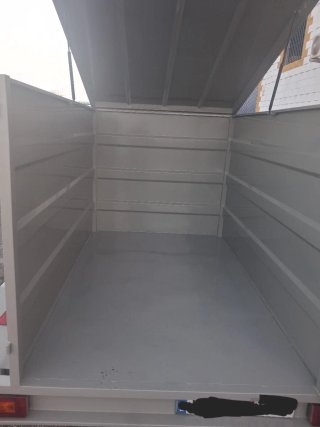 Remolque cerrado 2 ejes y freno MEDIDA 220X140X150