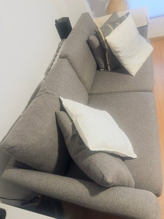Sofá 3 plazas gris IKEA