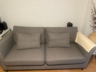 Sofá 3 plazas gris IKEA