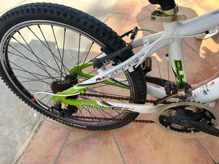 Bicicleta Ferrini Duke 24 Verde/Blanca