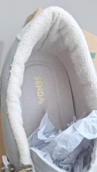 Zapatos grises cordones mujer
