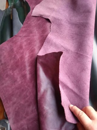 Lote 3 piezas Piel Genuina Varios Colores. 25€.