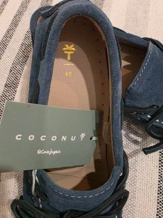 Mocasines Coconut Azul Talla 30