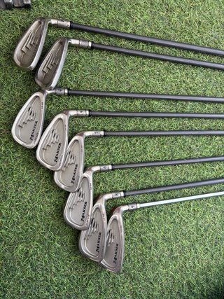 Set di mazze da golf Mizuno Widec + Makser + 2 putter per destri