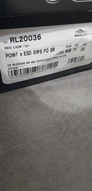 Scarpe da lavoro antinfortunistica U POWER n 46