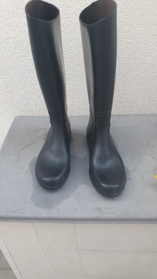 Botas de caucho para equitación. Talla 35