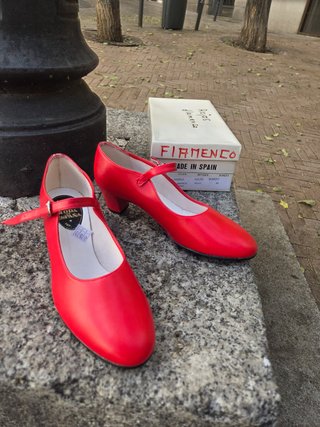 Zapatos de baile rojos