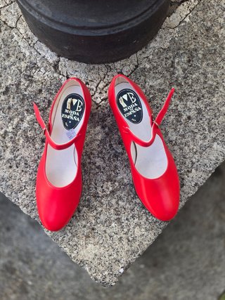 Zapatos de baile rojos