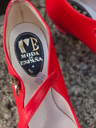 Zapatos de baile rojos