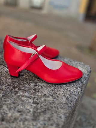 Zapatos de baile rojos