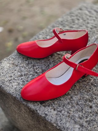 Zapatos de baile rojos