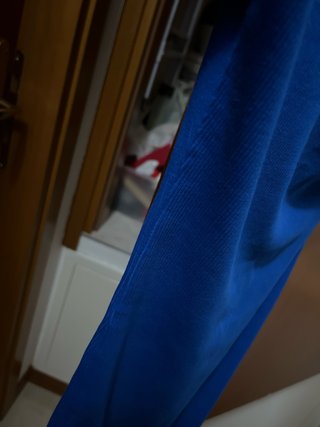 Vestito corto blu donna