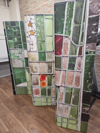 Biombo decorativo 5 paneles