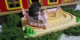 Tren Sylvanian Families Rosa