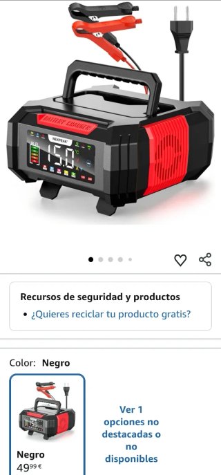 Cargador de batería de 12v/24v coche,moto,etc