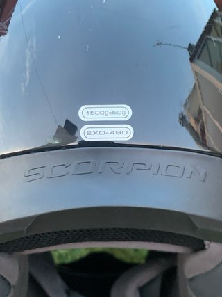 Casco Scorpion Exo 490 Negro Talla M