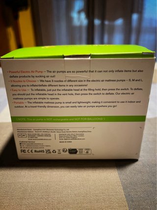 Inflador Eléctrico Potente