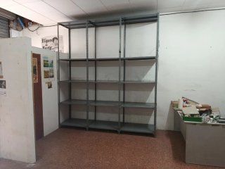Estanterías metálicas modulares (11 ud.)
