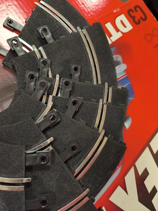 Lote 8 Curvas Interiores Scalextric 1/32