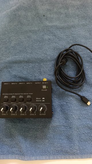 Mezclador Audio 4 Canales Ultralow-Noise - korobie