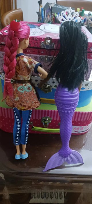 Lote de 4 Muñecas Barbie