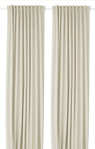 Cortinas opacas KORGMOTT (4 unidades), IKEA