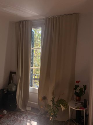 Cortinas opacas KORGMOTT (4 unidades), IKEA