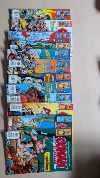 Lote 49 comics conan el bárbaro
