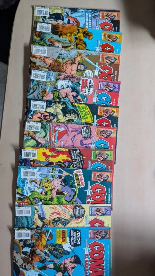 Lote 49 comics conan el bárbaro