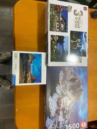 Lote de 14 Puzzles (500,1000, 1500 piezas)