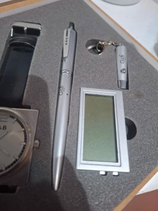 Set Reloj G&B, Bolígrafo y Llavero