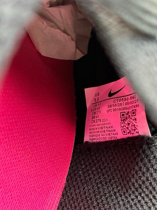 Nike React Gato Talla 43 Negro/Rosa