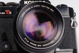 Konica Autoreflex T3 + Hexanon AR 50mm f/1.4