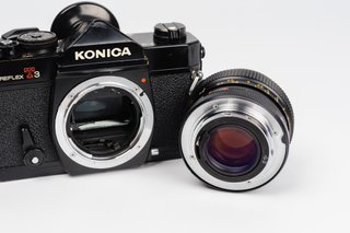 Konica Autoreflex T3 + Hexanon AR 50mm f/1.4