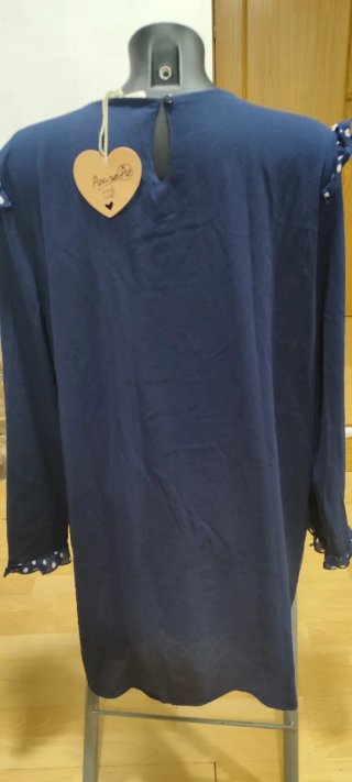 Vestido azul manga larga Azura Talla L