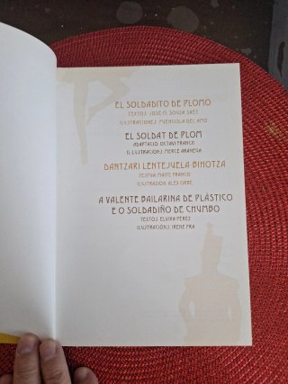El soldadito de plomo (en 4 idiomas co-oficiales)