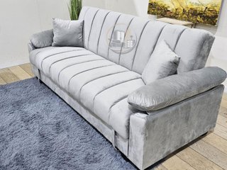SOFA CAMA 3 PLAZAS TERCIOPELO