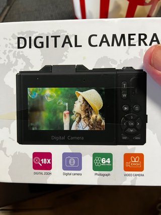 Cámara Digital 4K Ultra HD Zoom 18x