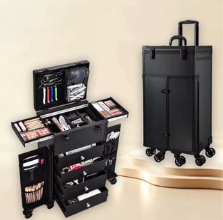 Maletín Profesional Estética Peluquería Negro