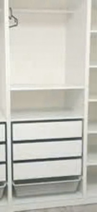 3 Cajones Komplement pax 75 Ikea Blancos