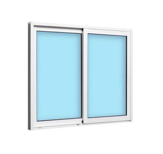 Ventana corredera aluminio blanca 120x100cm