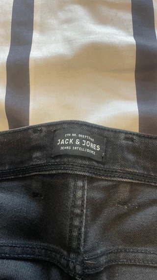 Pantalones Jack & Jones grises oscuros talla 32-32