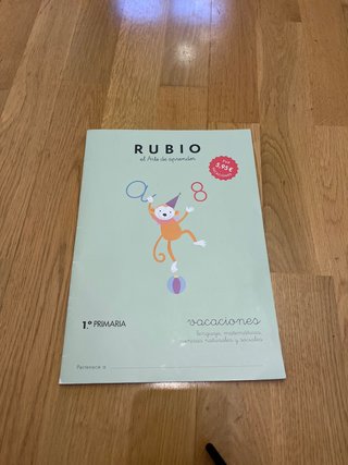 Rubio el arte de aprender, 1o Primaria vacacion...