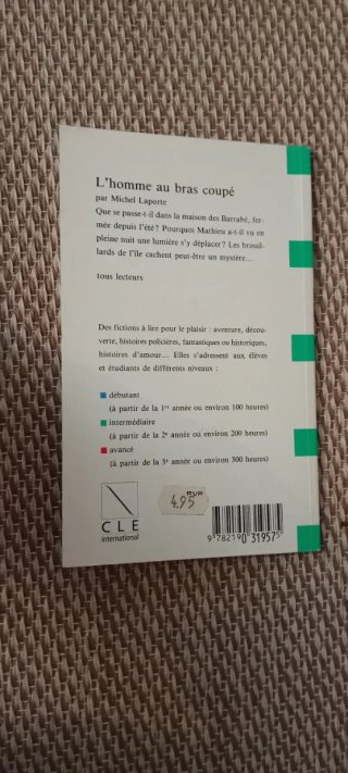 Dos libros de lectura para estudiantes de francés.