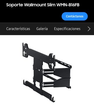 Soporte de Pared Samsung WMN-B16FB Slim