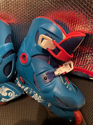 Patines en línea Oxelo rosas 28-30 azules 32-34