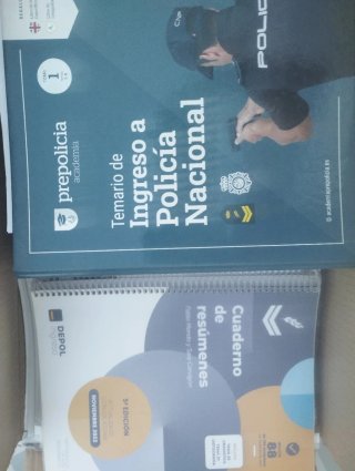 Libros y temarios policía Nacinal
