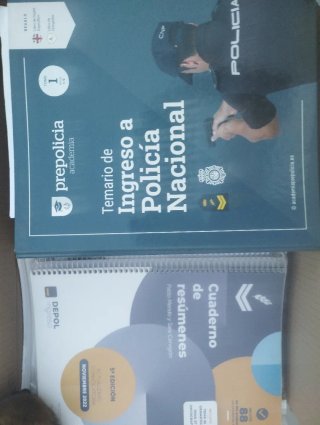 Libros y temarios policía Nacinal
